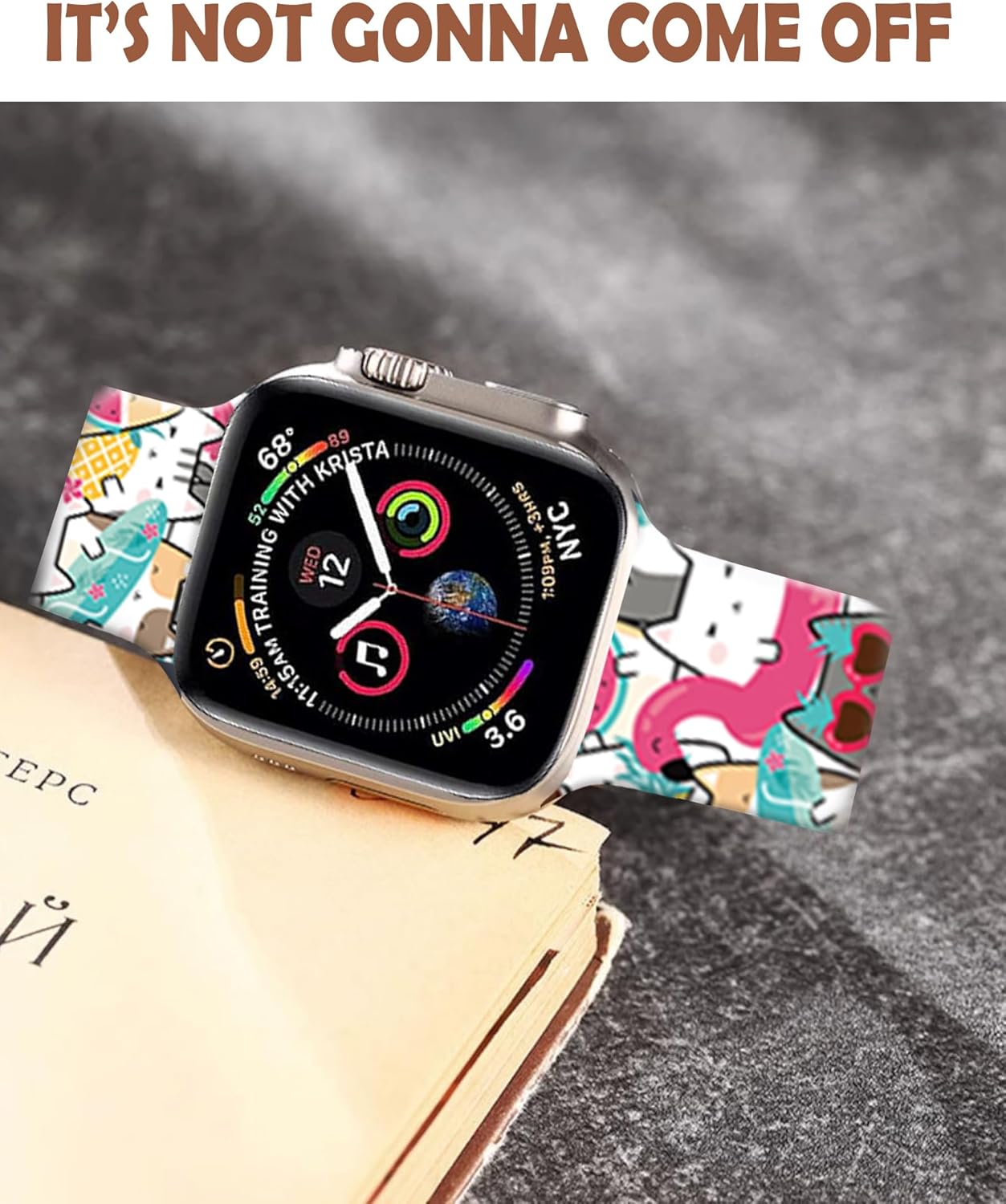 Sport Watch Bands Compatible with Apple Watch Band 38mm 40mm 41mm for Women Men, Adjustable Soft Silicone Replacement Smartwatch Wristband for iWatch Series 7 6 5 4 3 2 1 SE(f) - Image 6