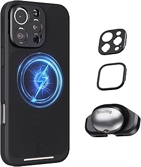 SMALLRIG FilMov Lightweight Photography Case Kit for iPhone 16 Pro Max, Phone Video Case with Capture Grip/T-Mount Lens Backplate, Support for MagSafe, Compatible with Phone Lenses and Filters - 4987