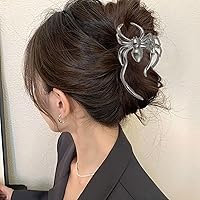 Vista 65 de Pinzas de pelo góticas de murciélago negro para mujeres y niñas, garra de pelo de murciélago gótico de aleación punk negra Y2K para decoraciones