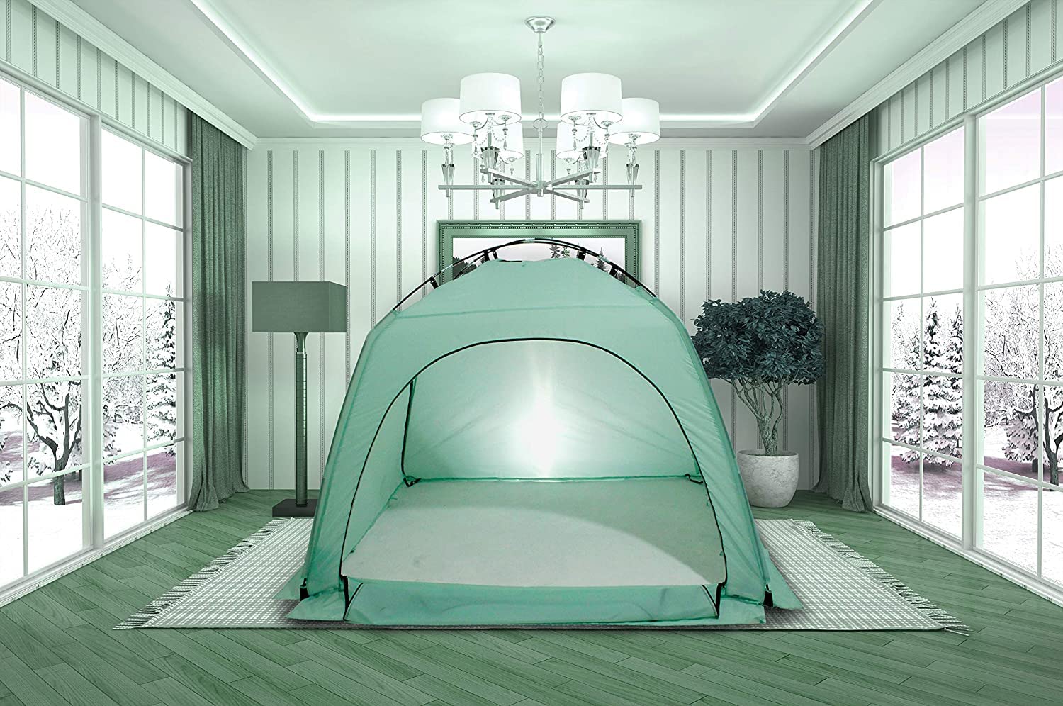 Laylala® Indoor Privacy and Play Tent on Bed Sleep Cozy in Drafty Room ...