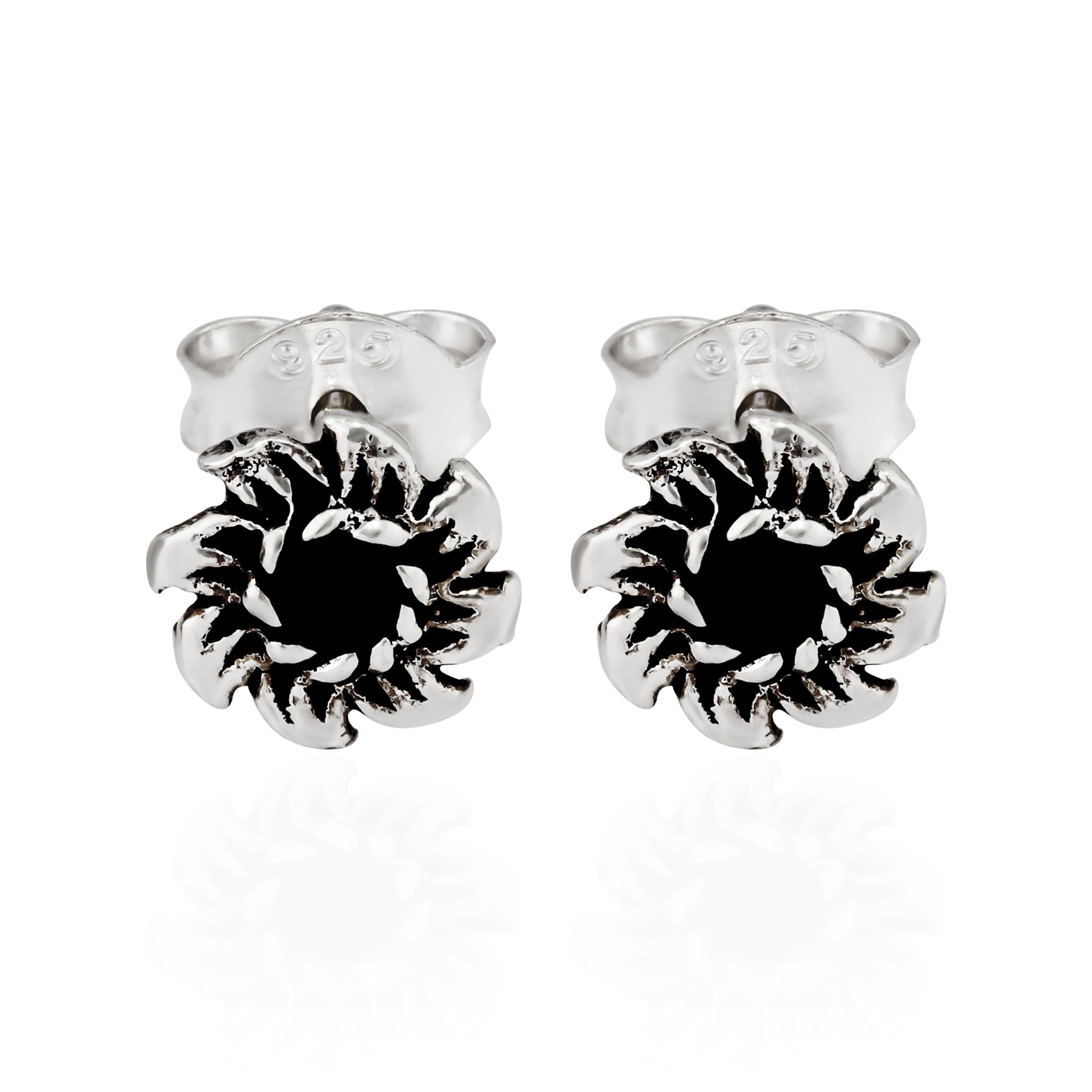 NKlaus PAAR 925 ARGENTO STERLINGO Orecchini gotici celtici a perno