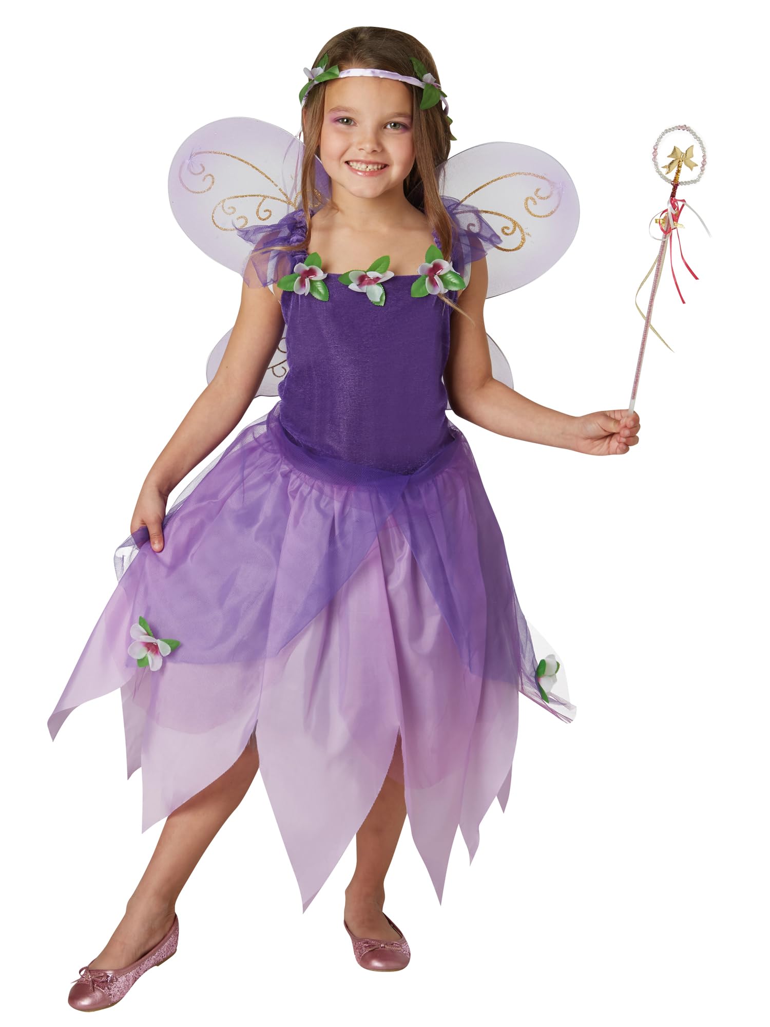 Rubies Official Plum Pixie Costume Girls Medium Halloween