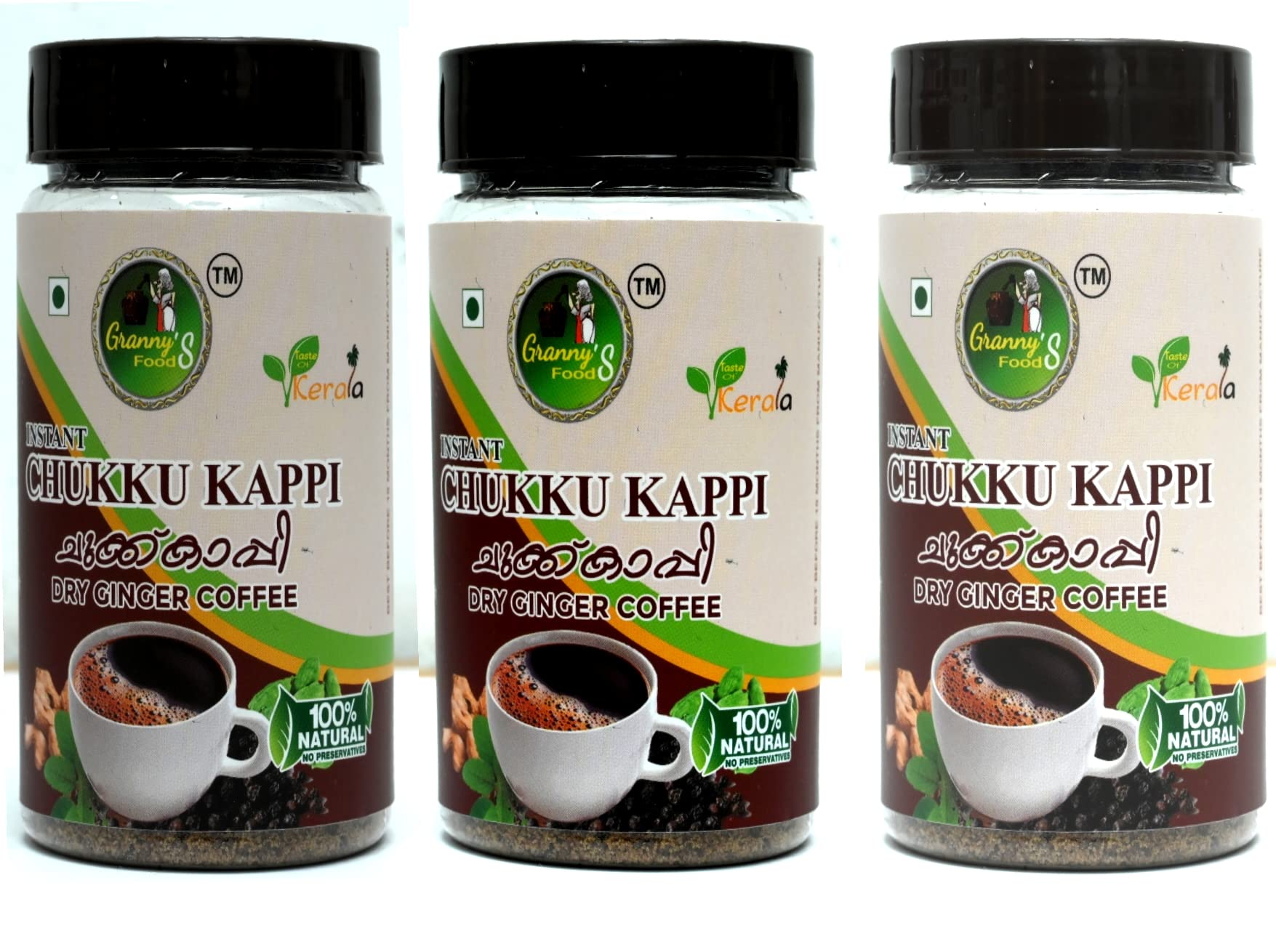 Grannys Foods Gf Instant Ground Ginger Coffee Bottle 450 Grams/Chukku Kappi/Dry Ginger Coffee 450 Grams (Super Saver Pack Of 3X1)/Traditional Flavor & Taste Of Kerala (B0B5LBD5ZL) Amazon Price History, Amazon Price Tracker