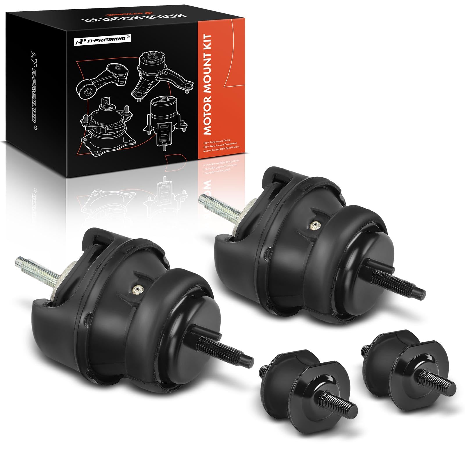 A-Premium 4PCS Engine Motor Mount and Transmission Mount Kit Compatible with Cadillac CTS 2008-2015, 3.0L 3.6L 6.2L