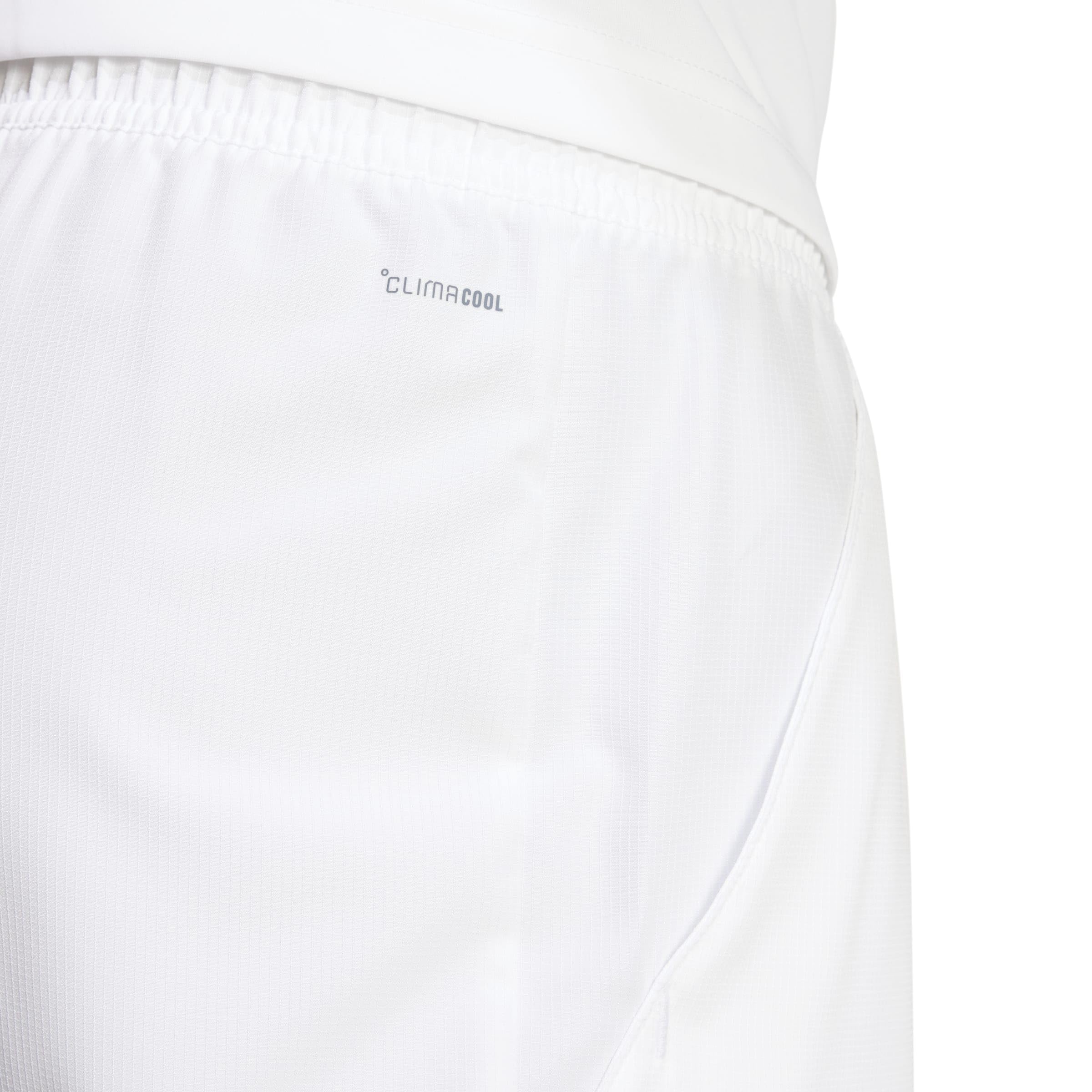 adidas Homme Club Tennis Climacool Shorts, White, M 7 inch