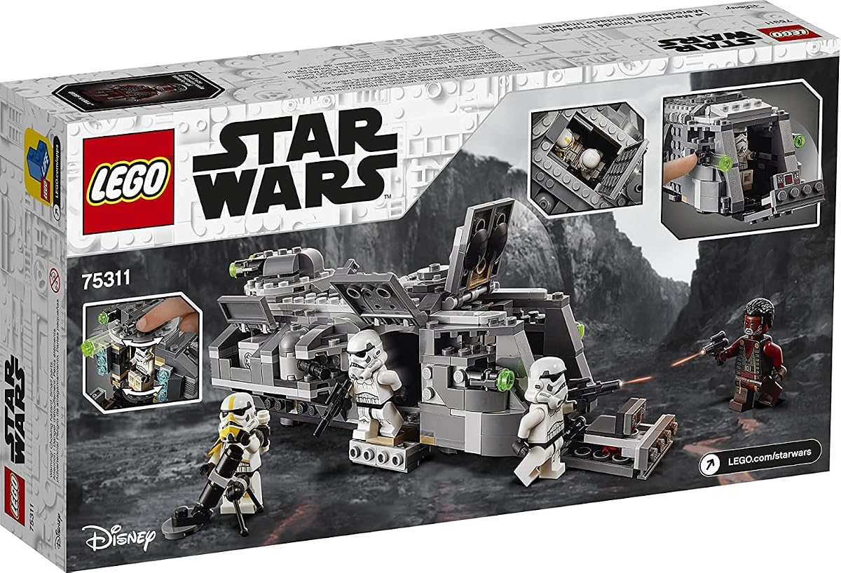 LEGO Star Wars: The Mandalorian Imperial Armored Marauder 75311 Impresionante kit de construcción de juguetes para niños con Greef Karga y Stormtroopers; Nuevo 2021 (478 piezas)