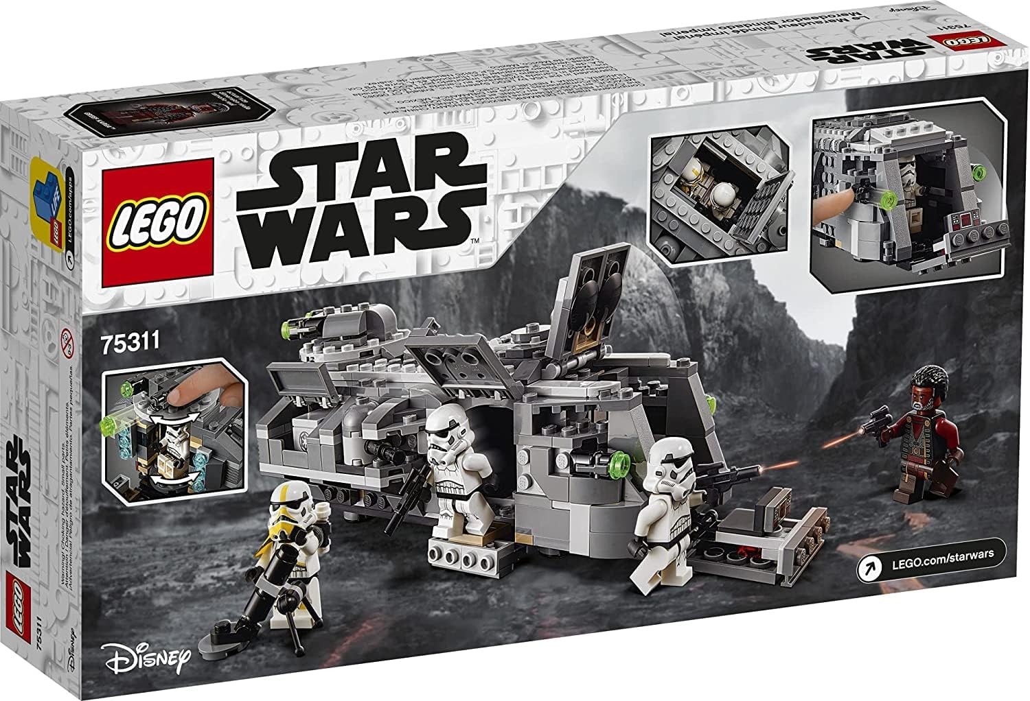 Star Wars: The Mandalorian Imperial Armored Marauder 75311 Awesome Toy Building Kit for Kids with Greef Karga and Stormtroopers; New 2021 (478 Pieces)