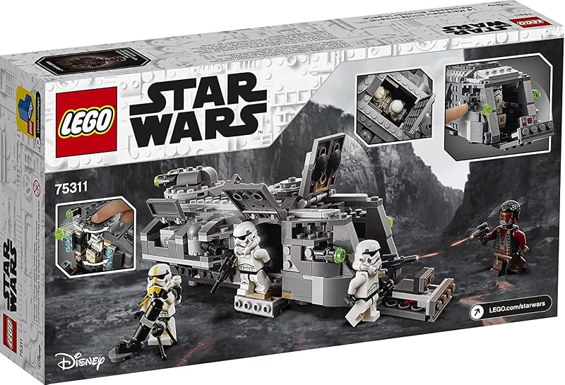 LEGO Star Wars: The Mandalorian Imperial Armored Marauder 75311 Impresionante kit de construcción de juguetes para niños con Greef Karga y Stormtroopers; Nuevo 2021 (478 piezas)