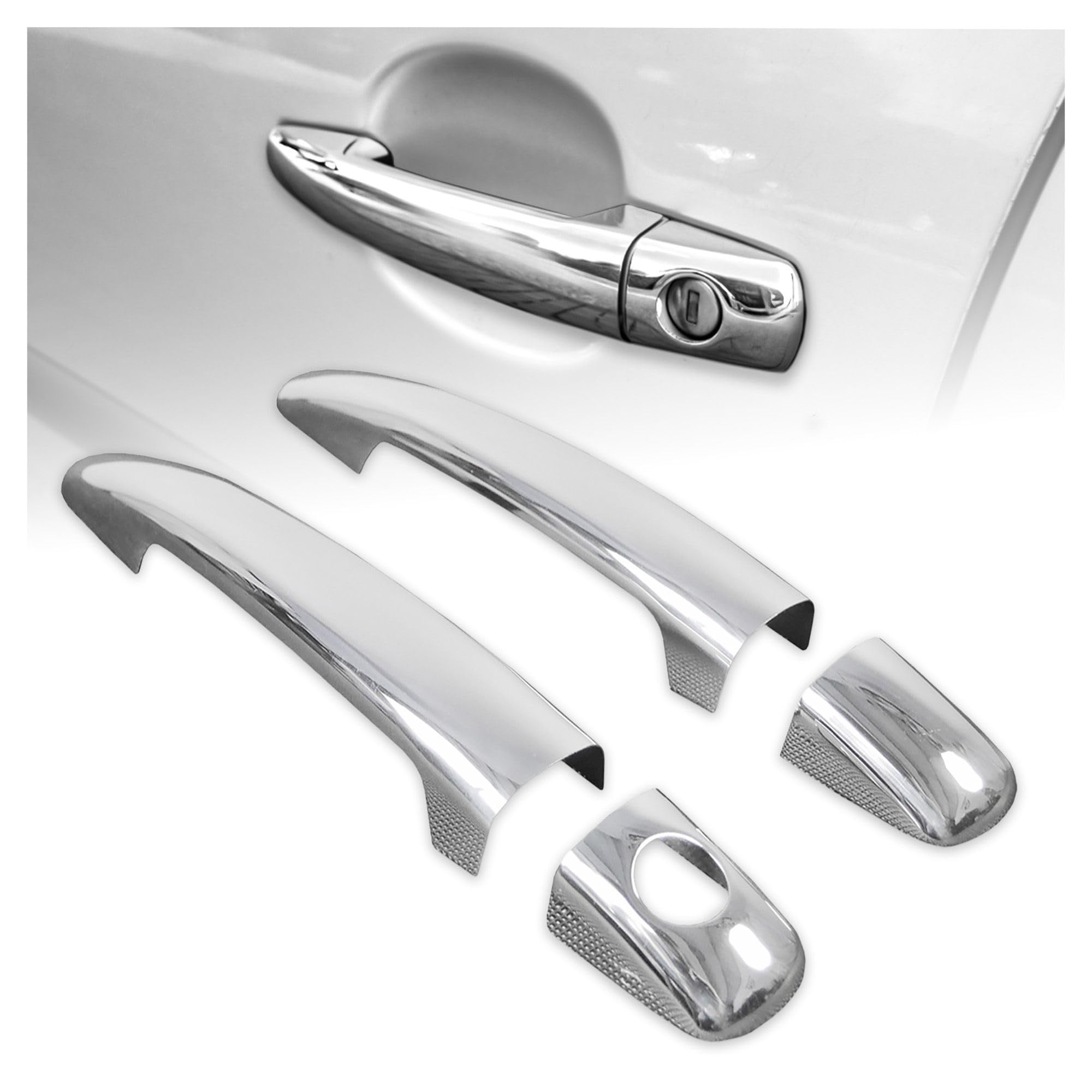Coques de Poignées de Porte Peugeot 208 Protection Acier
