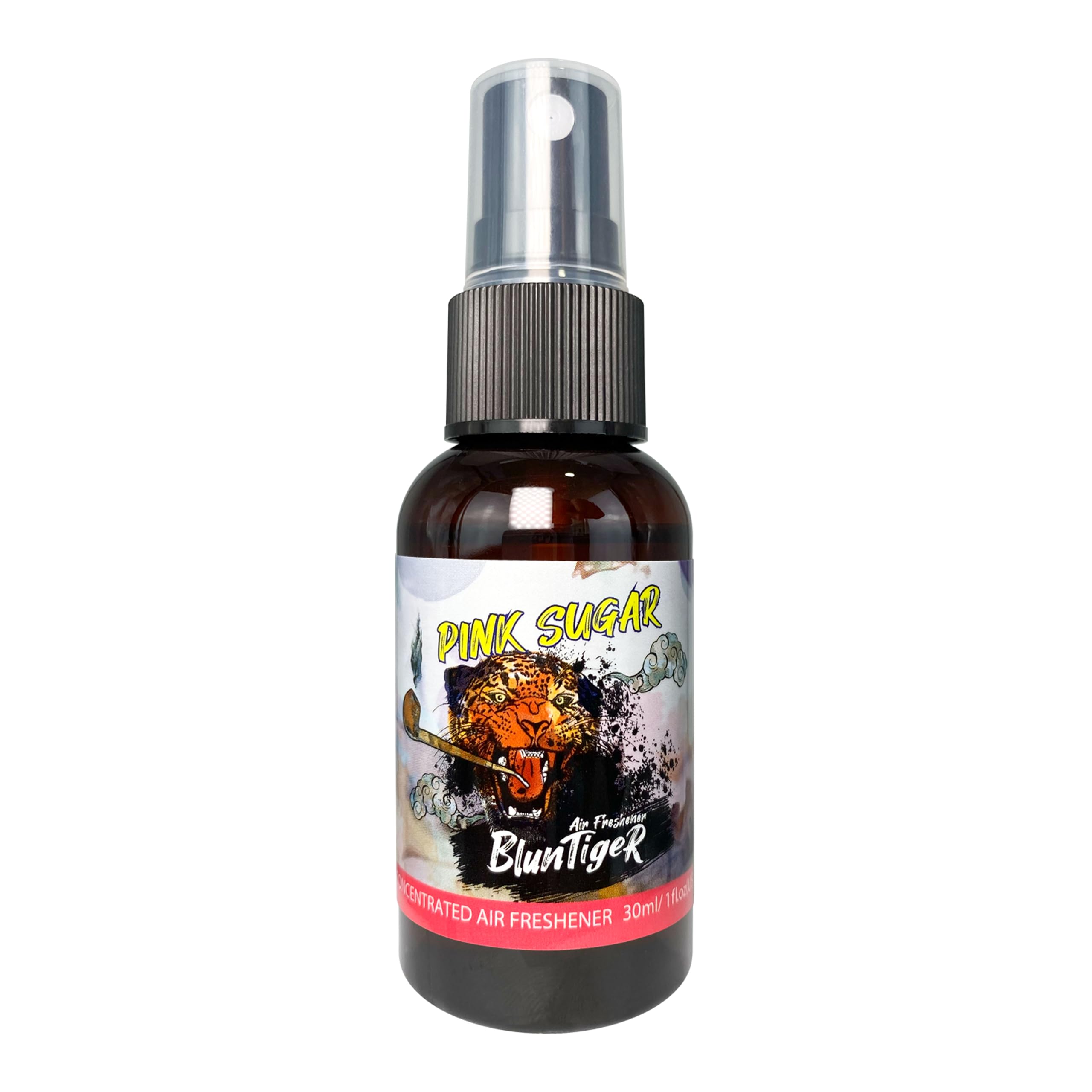 BlunTiger High Concentrated Strong Oil Based Air Freshener (Inspired by Pink Sugar) 30ml/1oz Car, Room, Home and Bathroom Deodorizer & Odor Eliminator