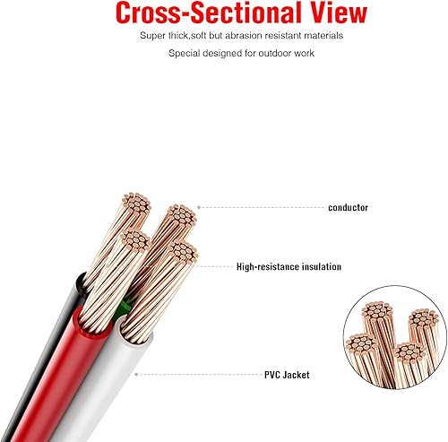 Miniatura 8 de Nilight 10028W Paquete de 2 encendedor de cigarrillos macho enchufe con cables 10Amp fusible con luz LED de repuesto para coche Cigarro macho