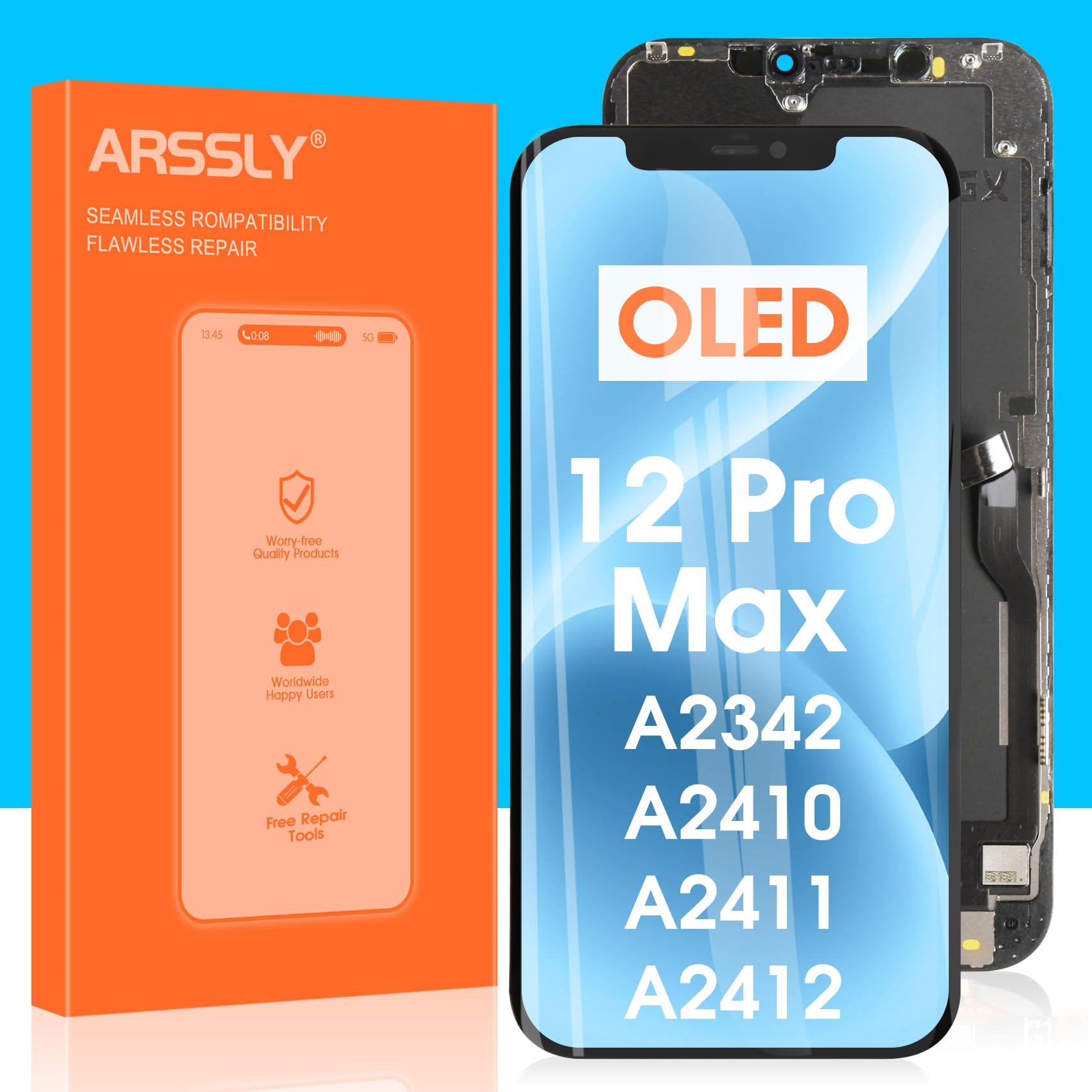 Amazon.co.jp: OLEDスクリーン 交換用 iPhone 12 Pro Max用