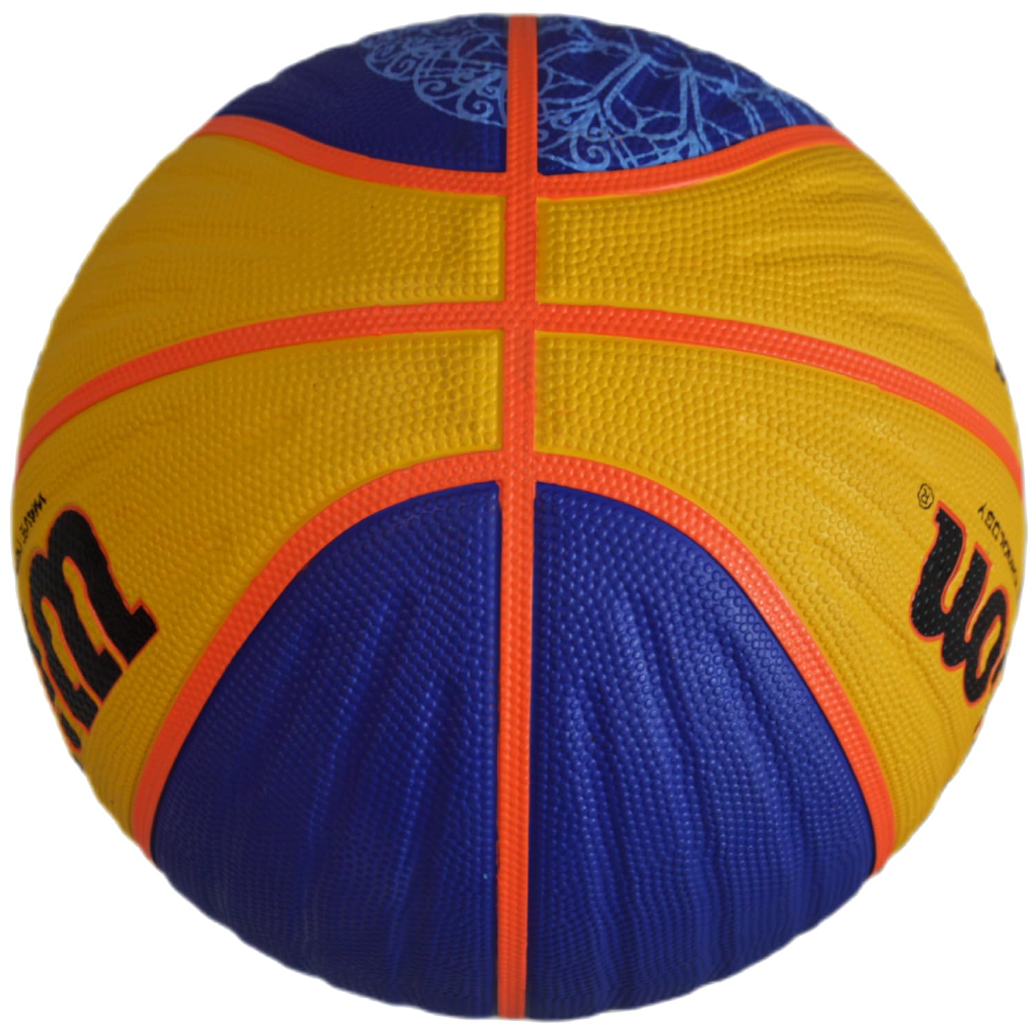 Wilson FIBA 3X3 Paris 2024 Replica Ball WZ3015001XB, palla da basket, unisex, giallo, 6 EU