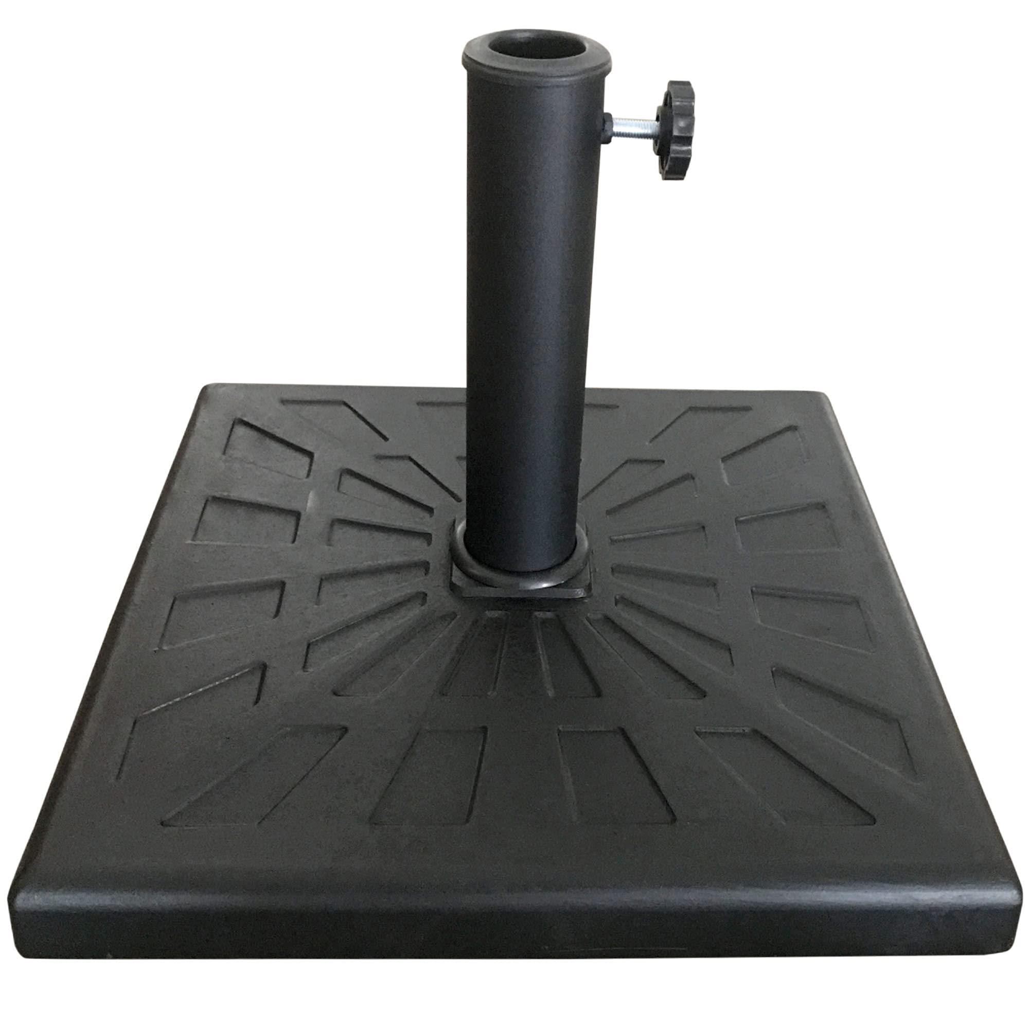 AKTIVE Soporte Cuadrado polirresina para Parasol 38-48 Garden