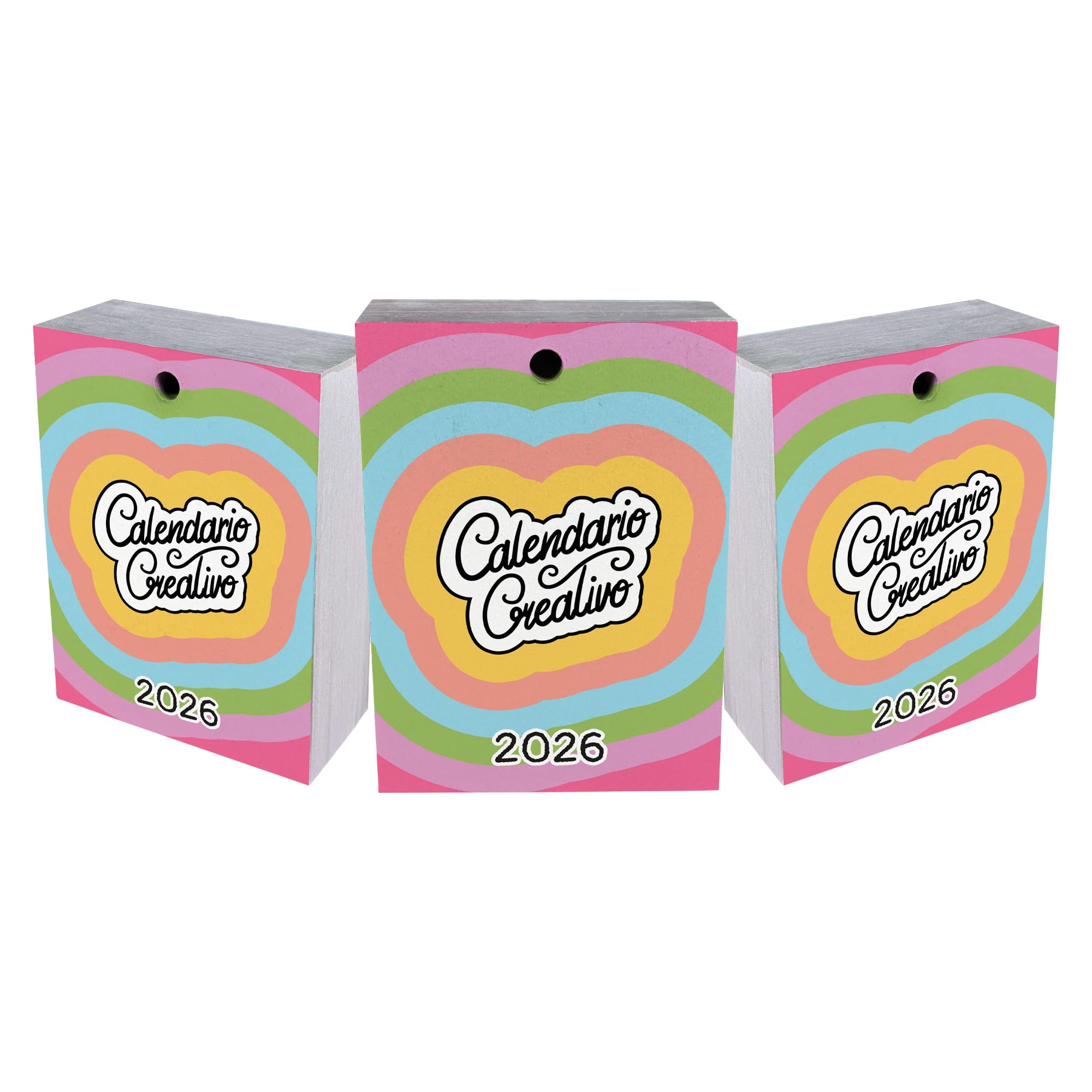 Calendario Creativo 2026, Ricarica Blocchetto Bundle x3, 365 Giorni di Ironia, Ispirazione, Curiosità e giochi (Diversi, Bundle x3)