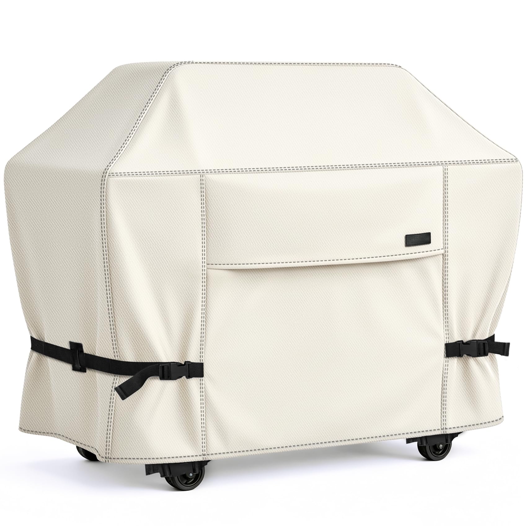 NettyPro Grill Cover for Outdoor Grill 72 Inch Waterproof Heavy Duty, Beige