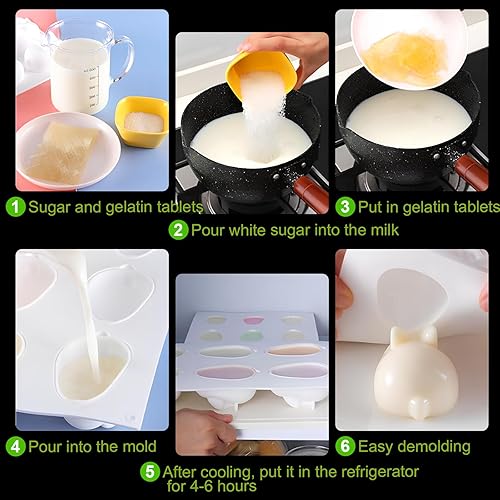 Miniatura 7 de Molde de silicona para conejito de Pascua, molde de silicona para conejo, molde de silicona 3D, moldes de silicona para conejito de Pascua, molde de