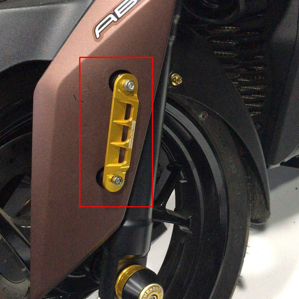 Yamaha XMAX 300 AEROX NVX 155 Motorcycle Accessories CNC Aluminum Alloy Front Fender Bracket. (Gold, Nvx/Aerox)