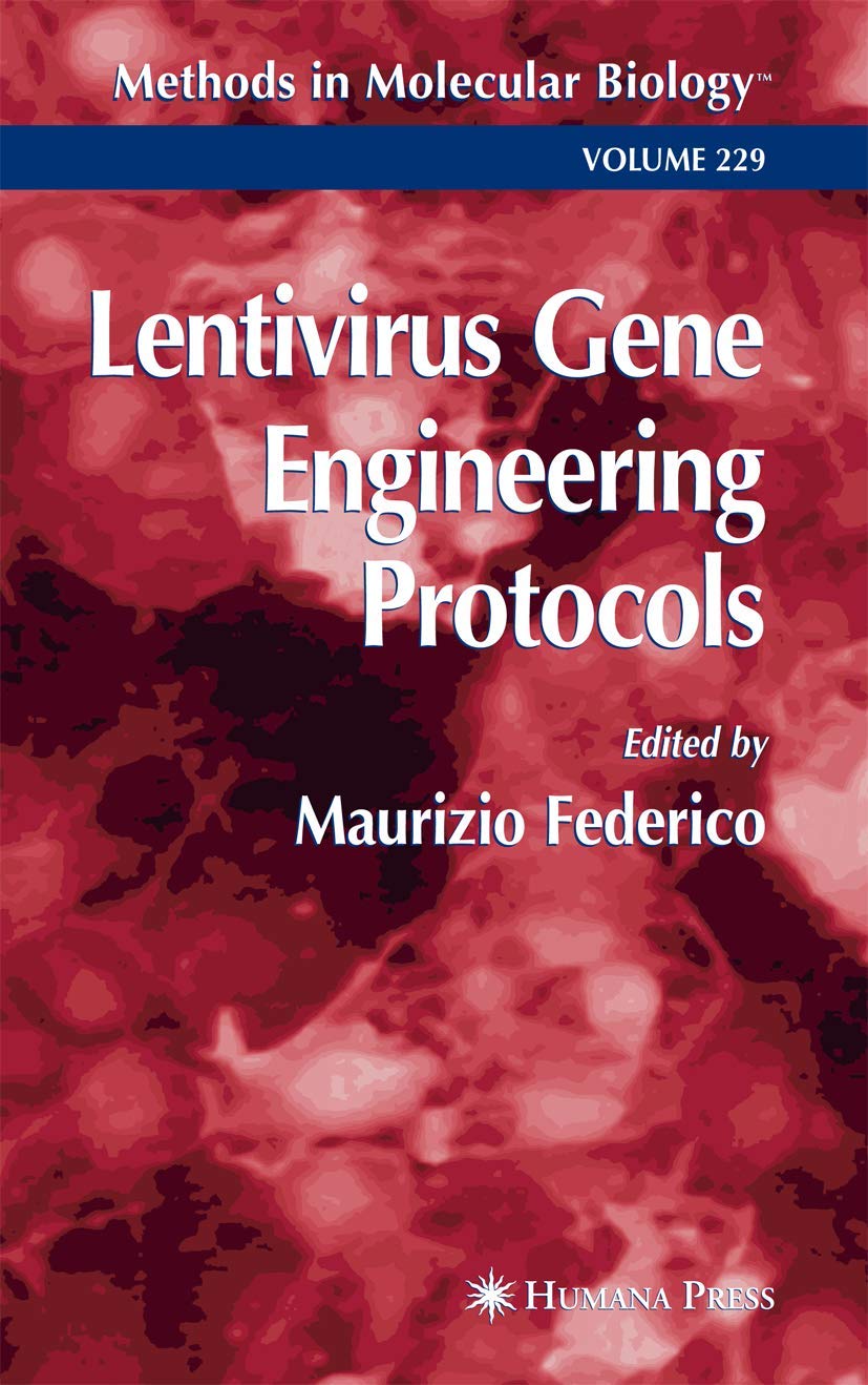Buy Lentivirus Gene Engineering Protocols (Methods In Molecular Biology, Volume 229) — BookShops.in