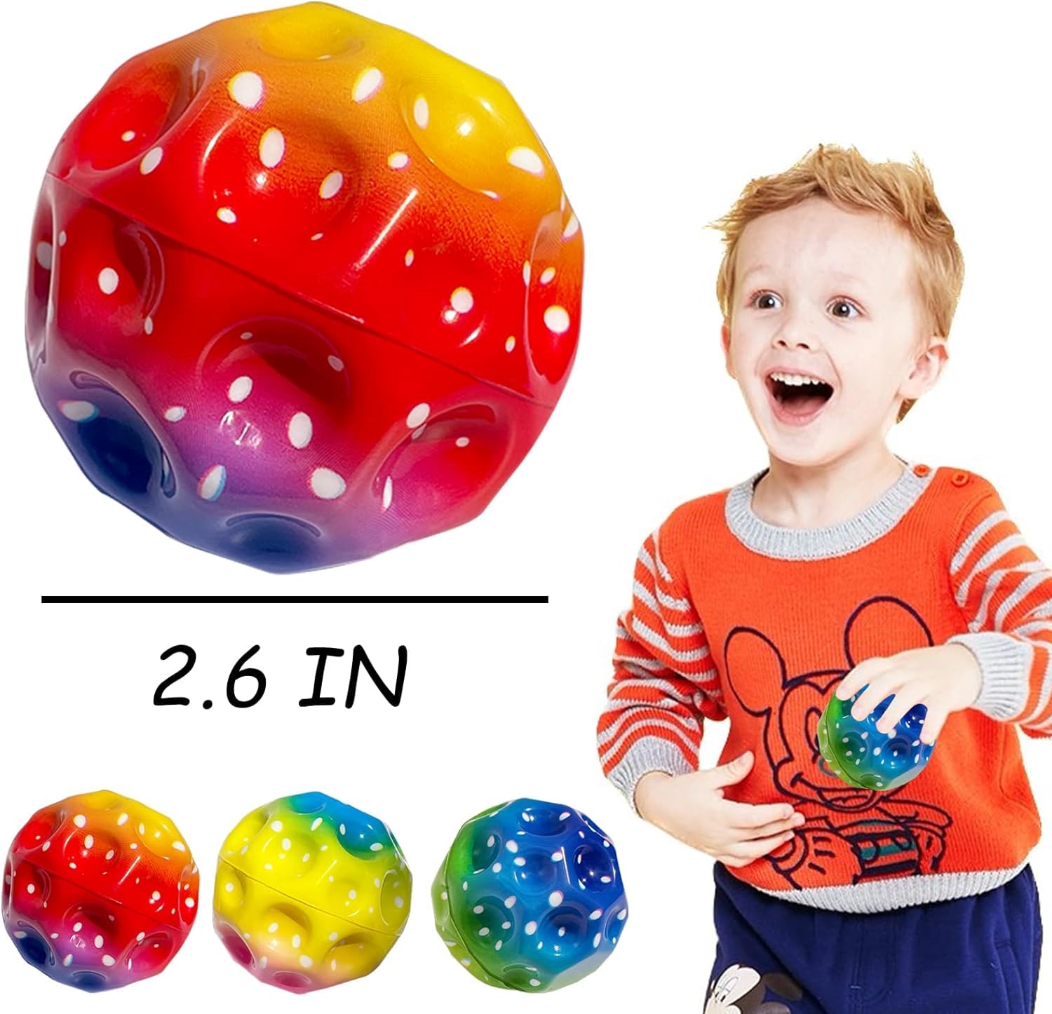 20 Stück Elastische Bälle Spaceballs - Sternenhimmel Thema Für Kindergeburtstag