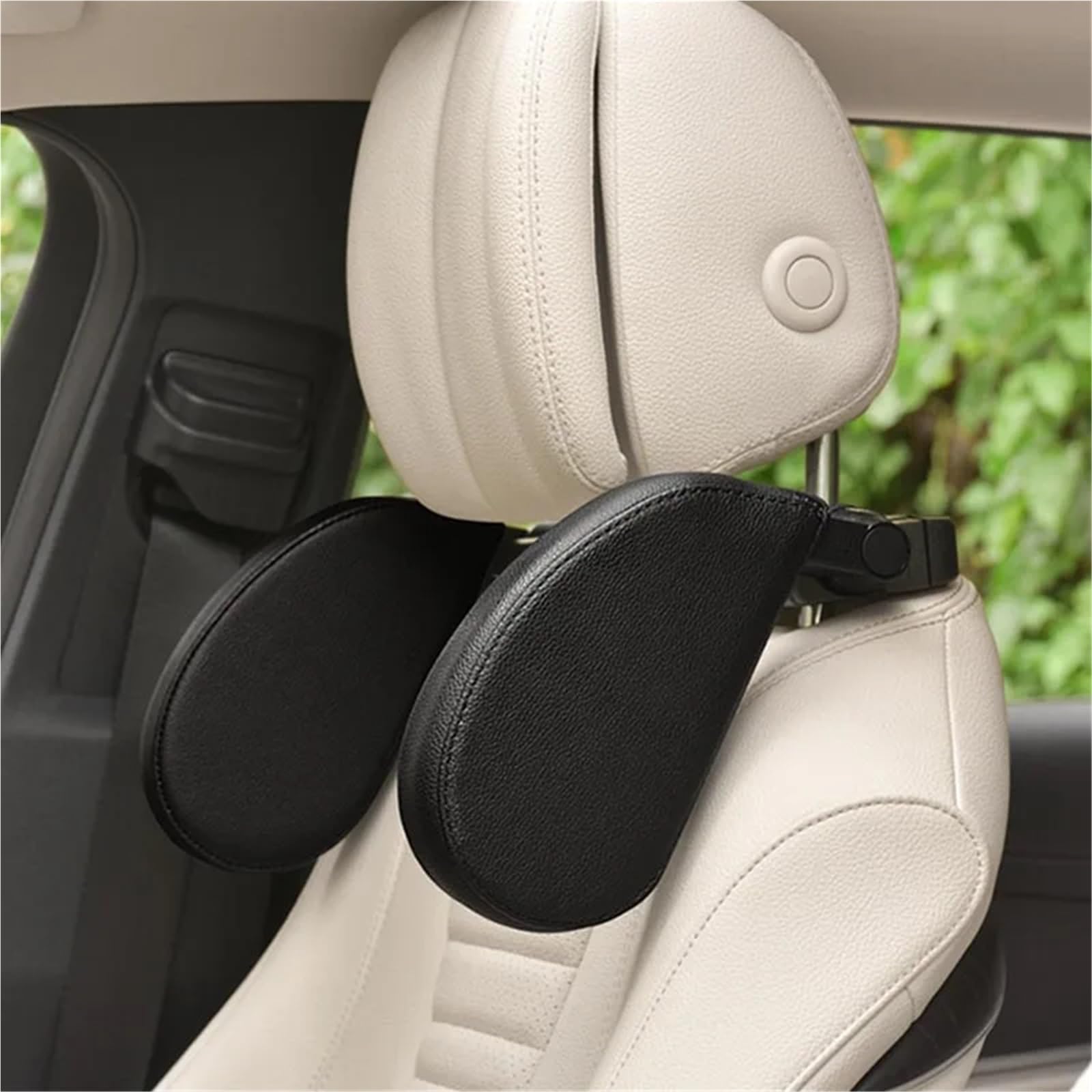 poduszka do jazdy Do Kia Rio 3 4 K2 K3 K5 K4 Cerato Soul Sportage Zagłówek Samochodowy Zagłówek Poduszka Podróżna(Black)