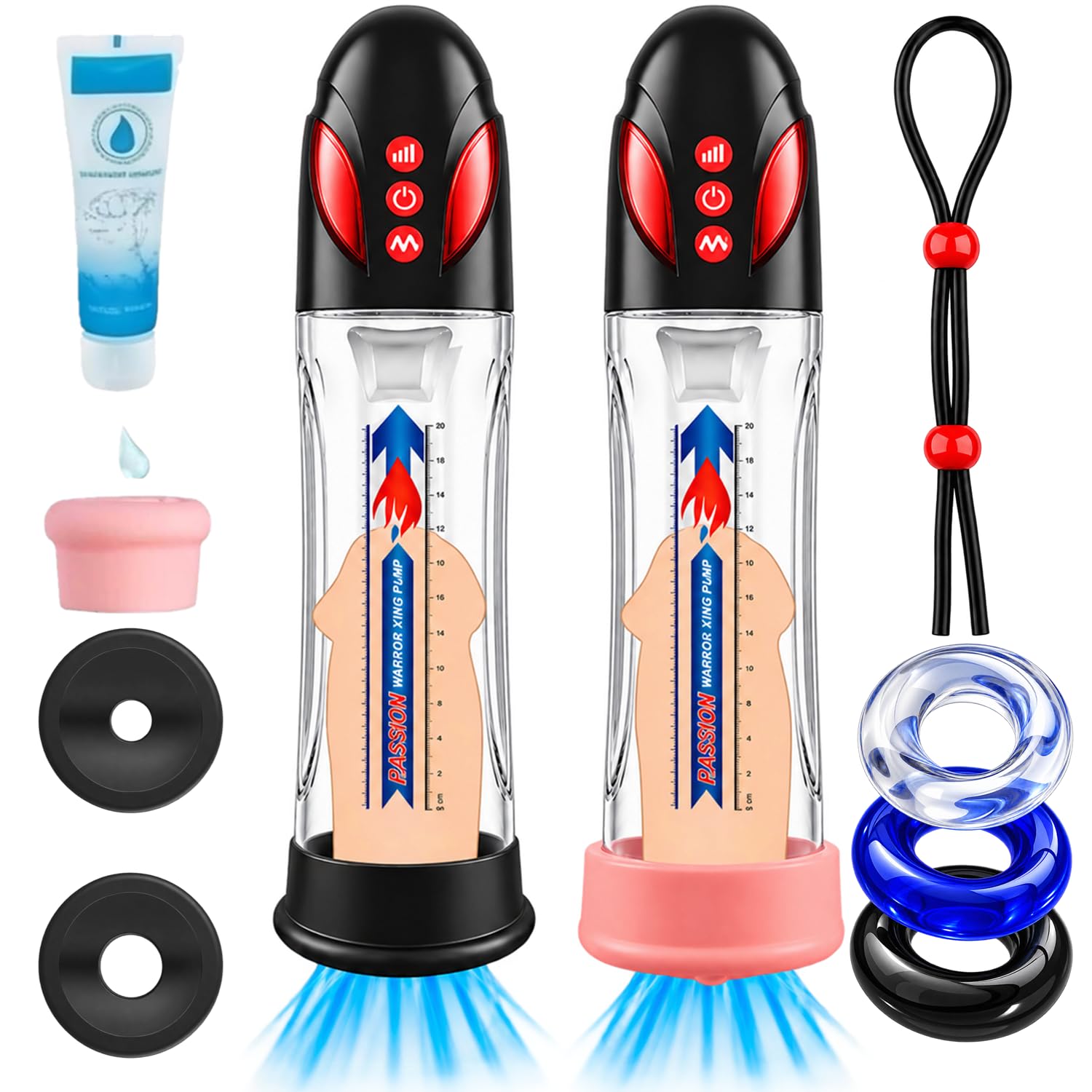 Male Enlargement Vacuum Pump Suction Electric Growth Training Tool TY2