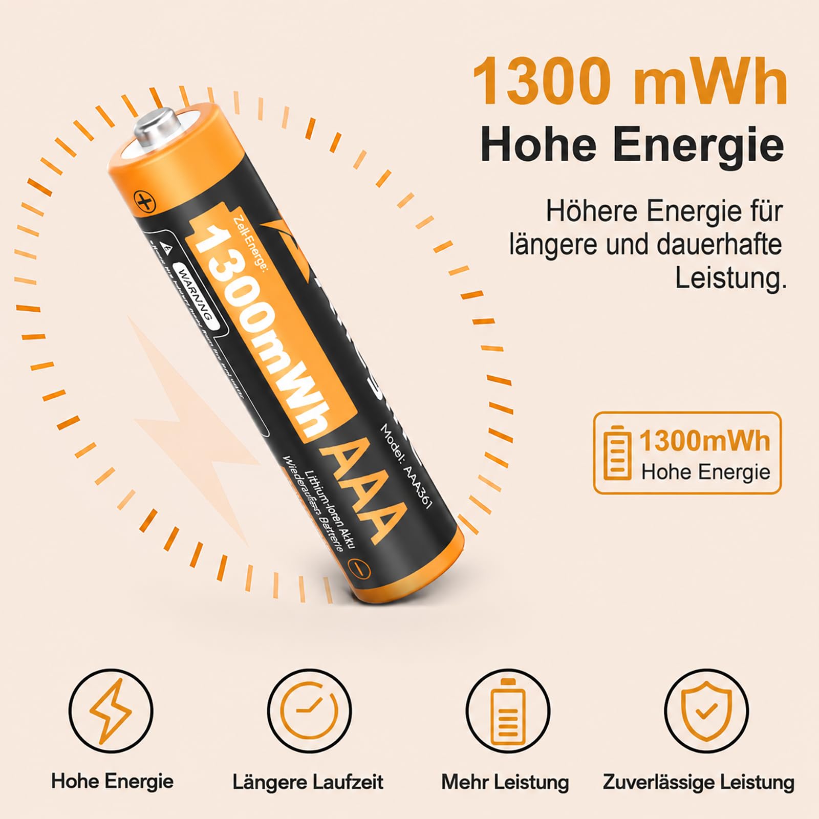 Batterie AAA ricaricabili