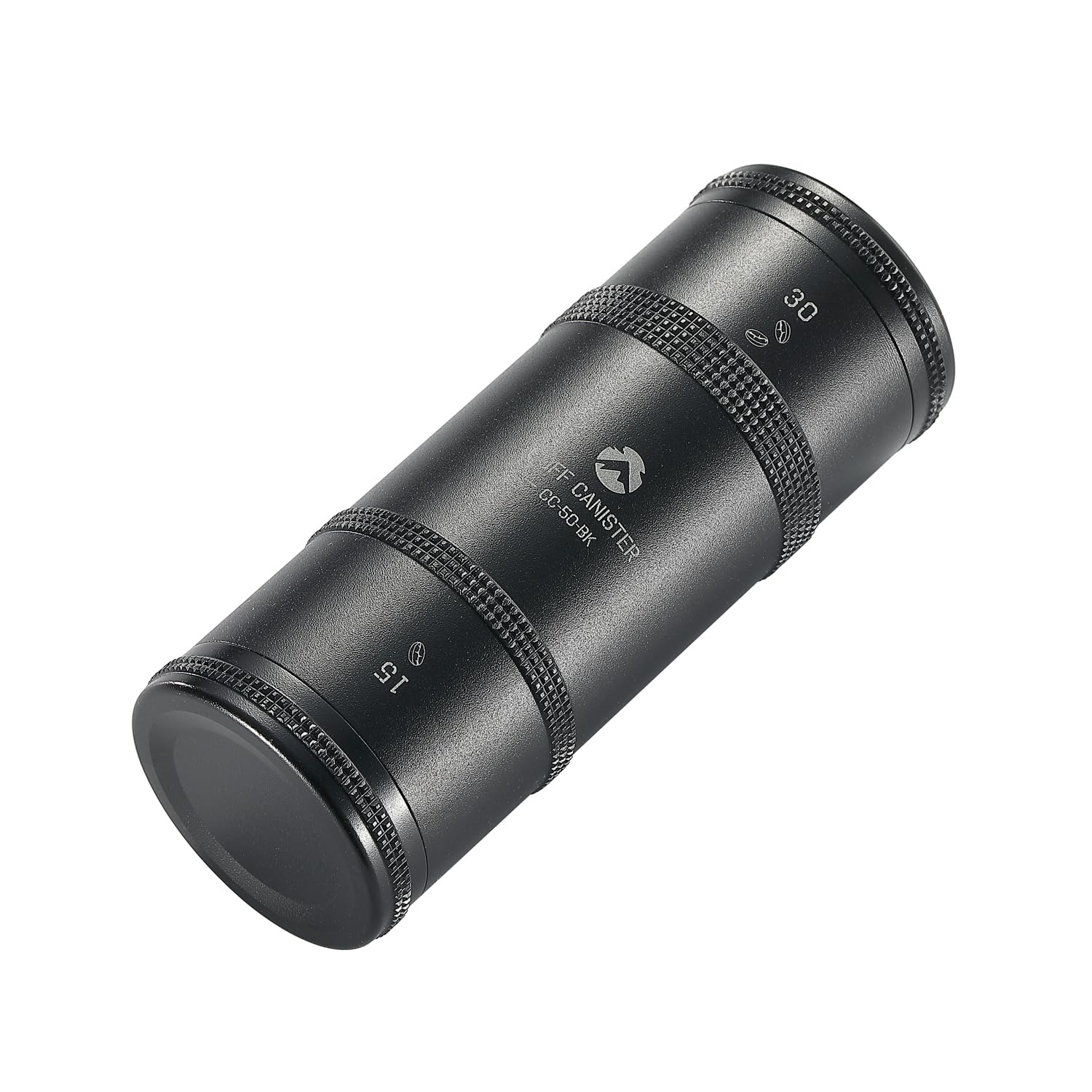 CAMPINGMOON Camping Coffee Beans Power Container Lightweight 2-Layer S Sizes Black CC-50-BK