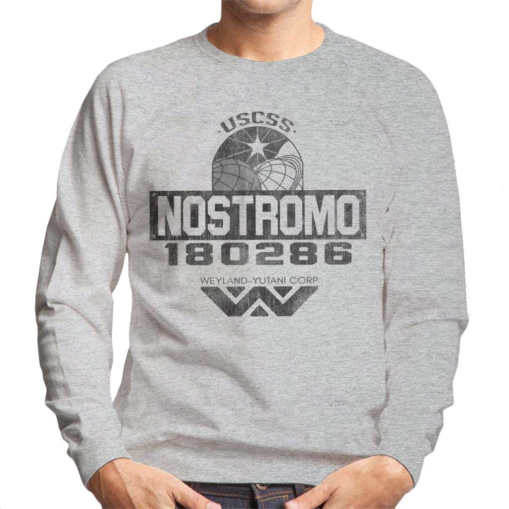 USCSS Nostromo Weyland Yutani Corp Alien Men's Sweatshirt Heather Grey