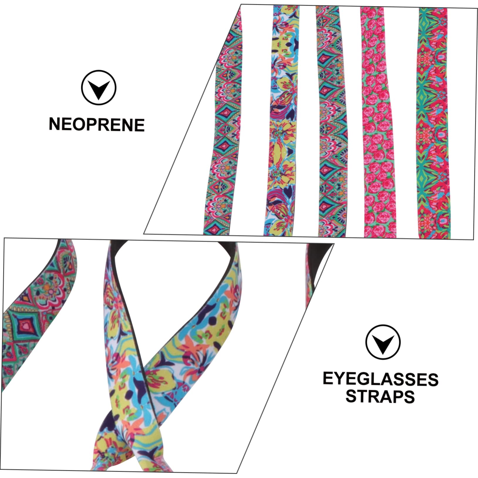 FOMIYES Correa De Gafas Lentes Gafas De Sol Cadena De Gafas Retenedor De Gafas Correas Para Gafas Titular De Gafas Cordón Para Sujetar Gafas Poseedor Neopreno