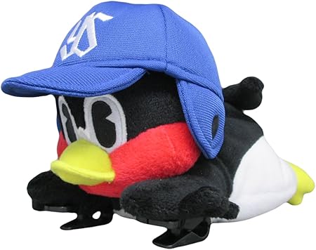 Amazon 東京ヤクルトスワローズ オフィシャルグッズ ひっつきつば九郎 ぬいぐるみ 全長21cm おもちゃ おもちゃ