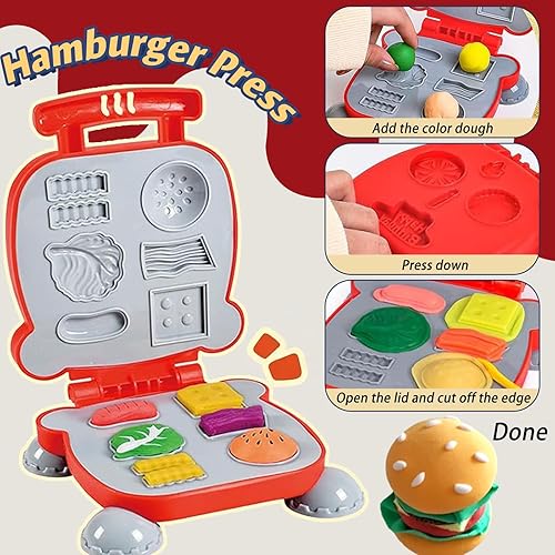 Miniatura 4 de CORPER TOYS Juego de masa de color para dentistas para niños de 4 a 8 años con kit dental de taladro y herramientas de relleno, juego de bricolaje