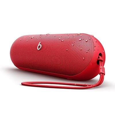 Beats Pill - Portable Bluetooth Speaker - Up to 24H Battery Life, Water Resistant, Bluetooth, Apple & Android Compatible, Seriously Loud Sound for Home, Outdoor and Travel – Statement Red