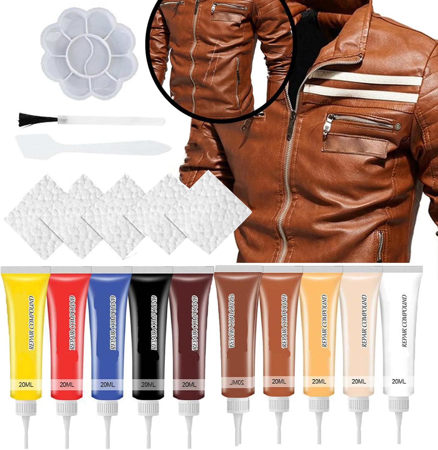 Advanced Leather Repair Gel,Professional DIY Leather and