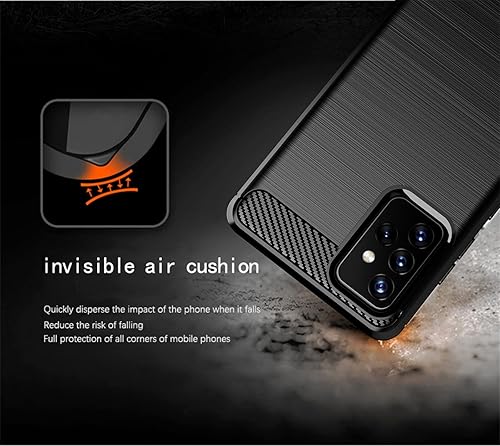 Miniatura 5 de Asuwish Funda compatible con Samsung Galaxy A72 5G4G y protector de pantalla de vidrio templado, accesorios de celda, funda delgada de TPU suave