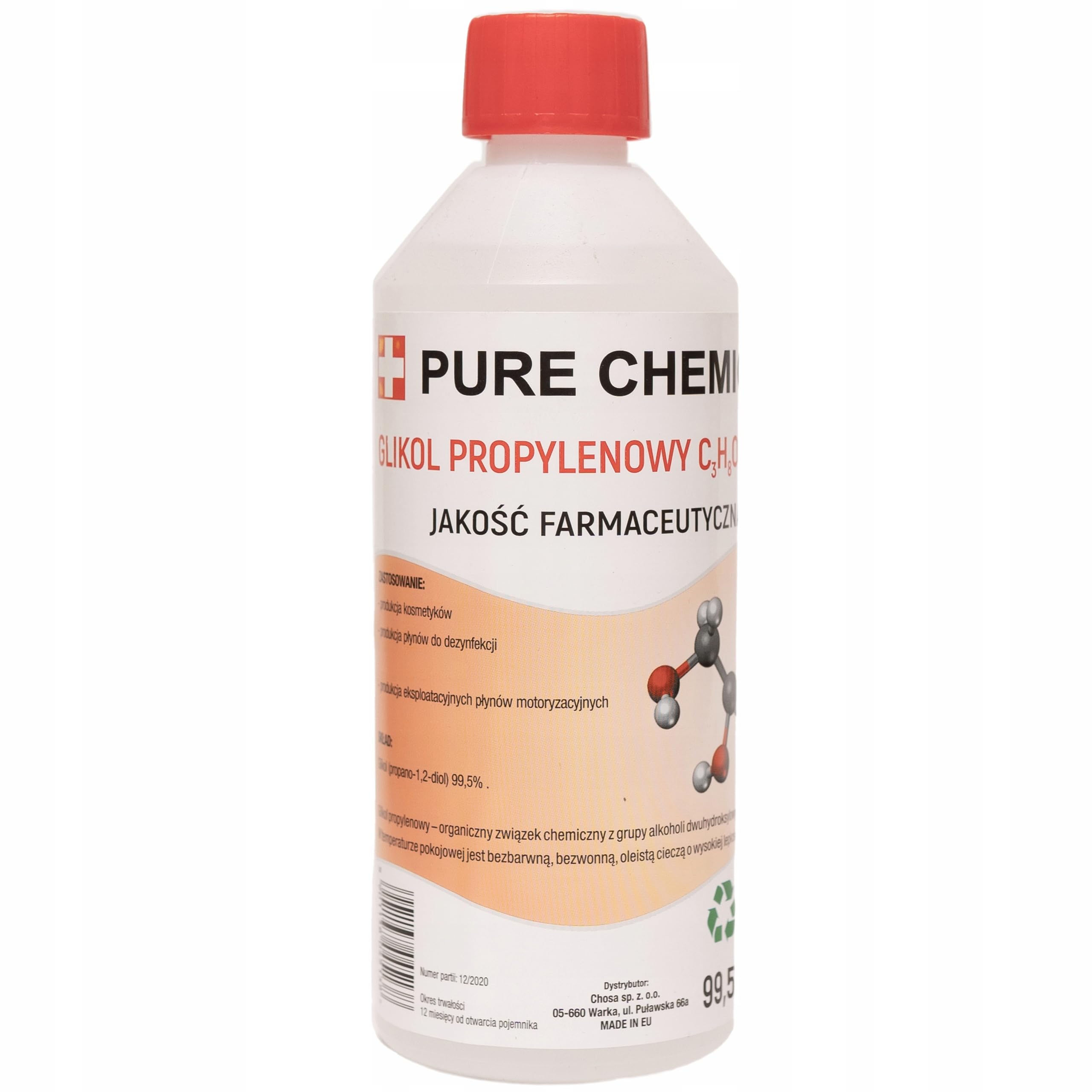 Glikol Propylenowy Farmaceutyczny Min.99,5% (500ml)