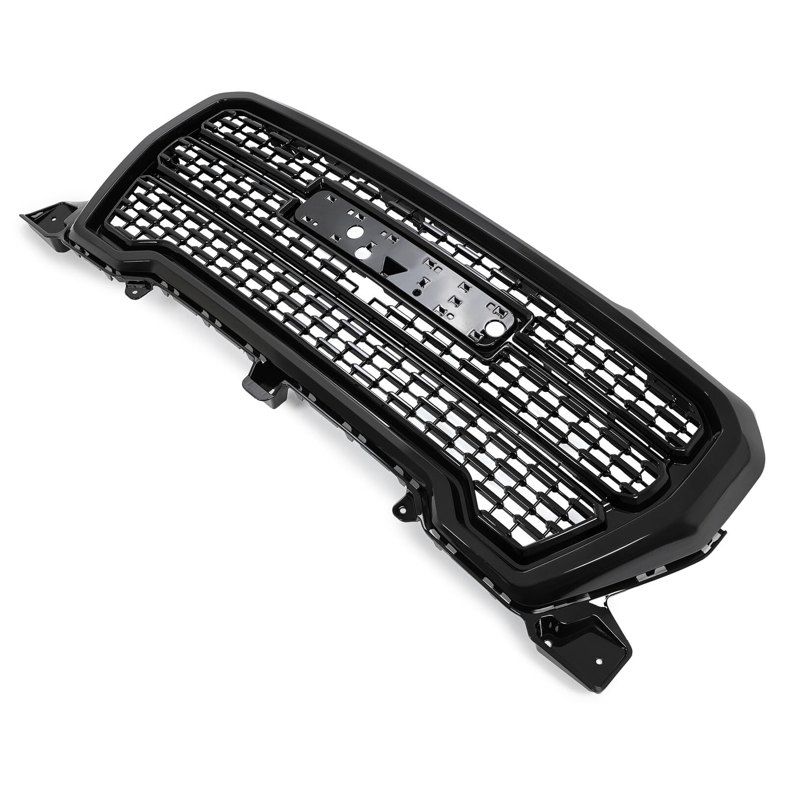 Snapklik.com : PENSUN Front Bumper Upper Grill For GMC Sierra 1500 2019 ...