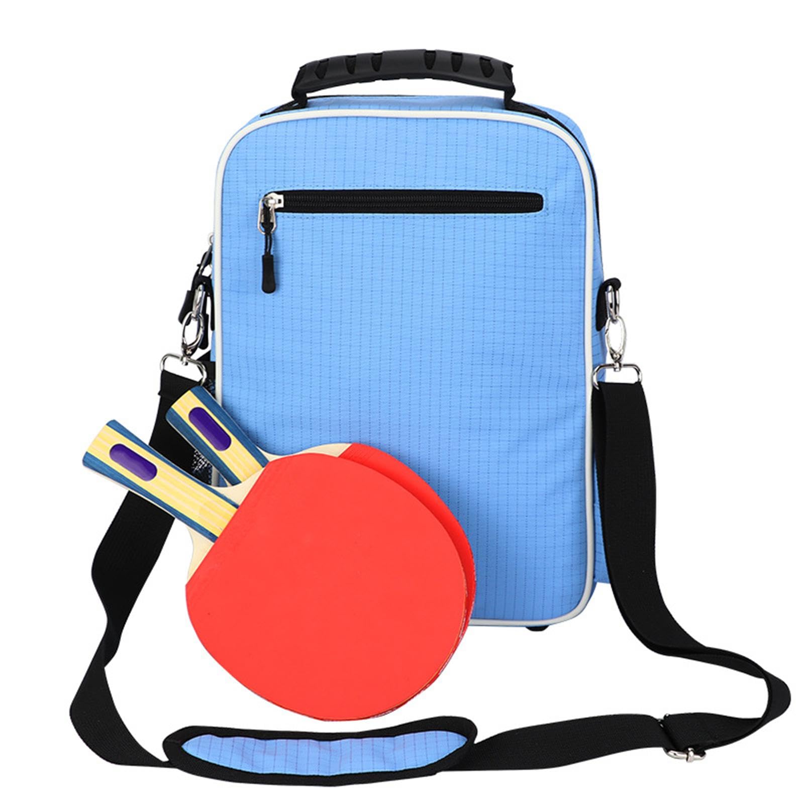 Borsa da Pong, Borsa Multifunzionale per Riporre La Racchetta, Borsa a Tracolla Impermeabile E Portatile con Tracolla Rimovibile, Adatta a Donne