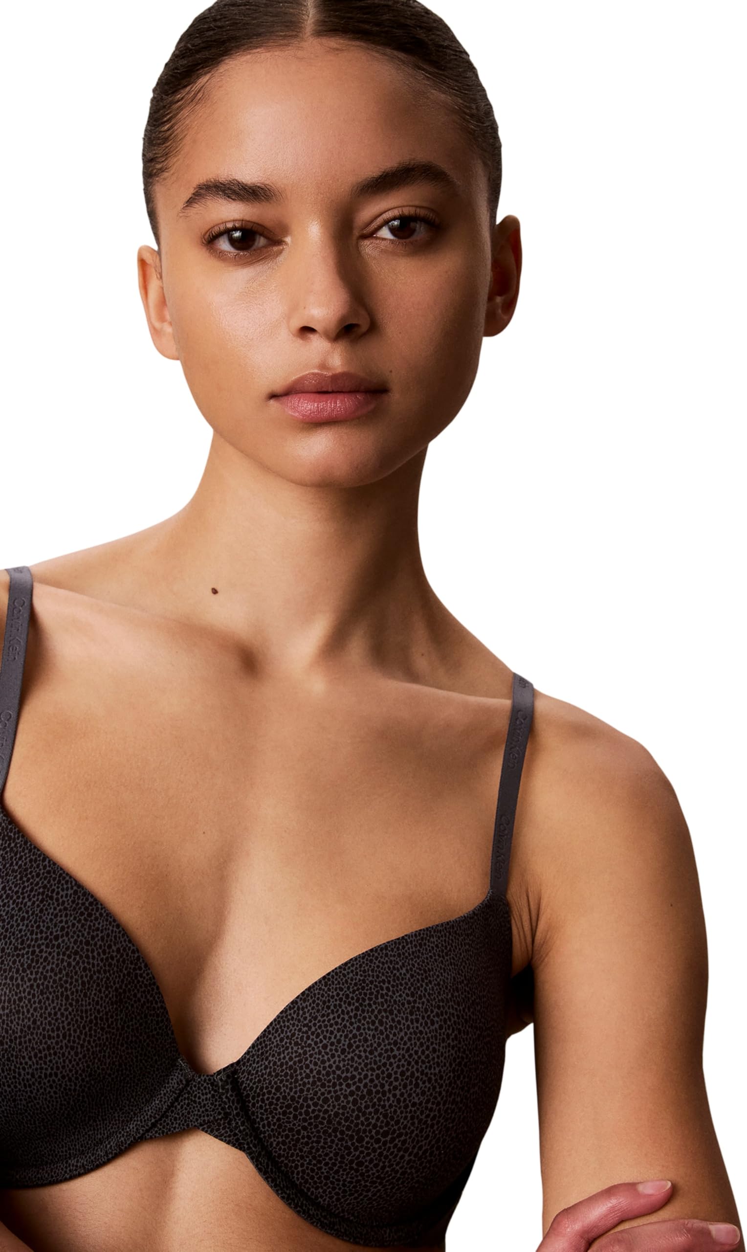 Calvin Klein Damen Plunge BH Lightly Lined Größenverstellbar