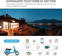 Vista 6 de VIVOSUN Toma de temporizador digital, temporizador digital programable de 7 días con 2 salidas independientes, 3 puntas, 20 grupos de programas