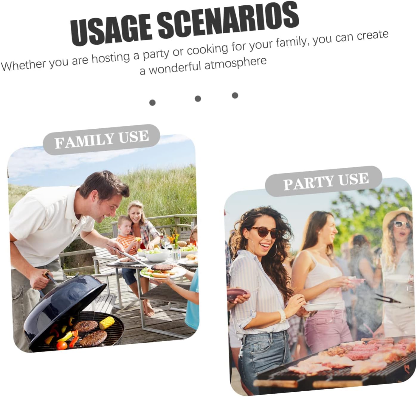 Stainless Steel Grill Pan with Handle Non-stick Barbecue Plate for Outdoor Cooking for Bbq Parties and Grilling Vegetables Fish and Meat