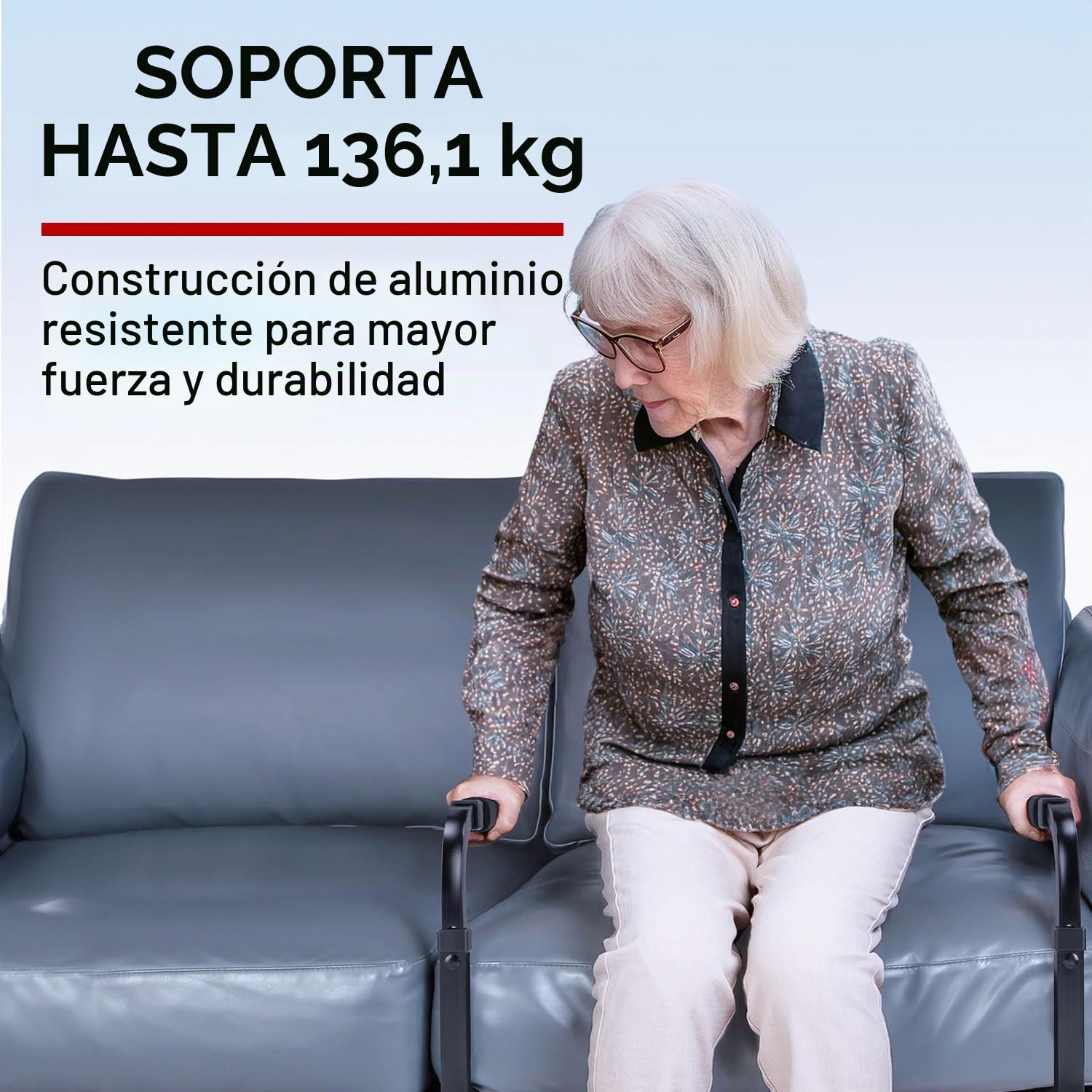 Soporte para silla de brazo, ajustable, resistente para ancianos, ayuda para movilidad para discapacitados, ayuda y equipo para personas mayores