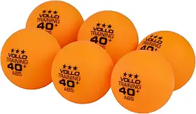 Kit 6 Bolas de Tênis de Mesa Ping-Pong Training 3 Estrelas ABS Vollo