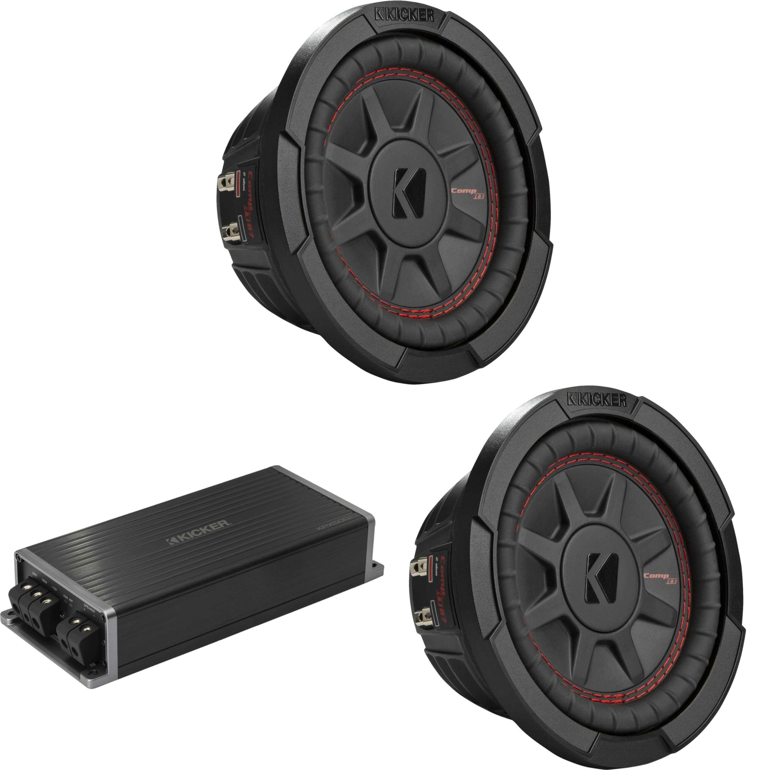 Kicker Marine KPX500.1 Powersports Amp & (2) 6.75