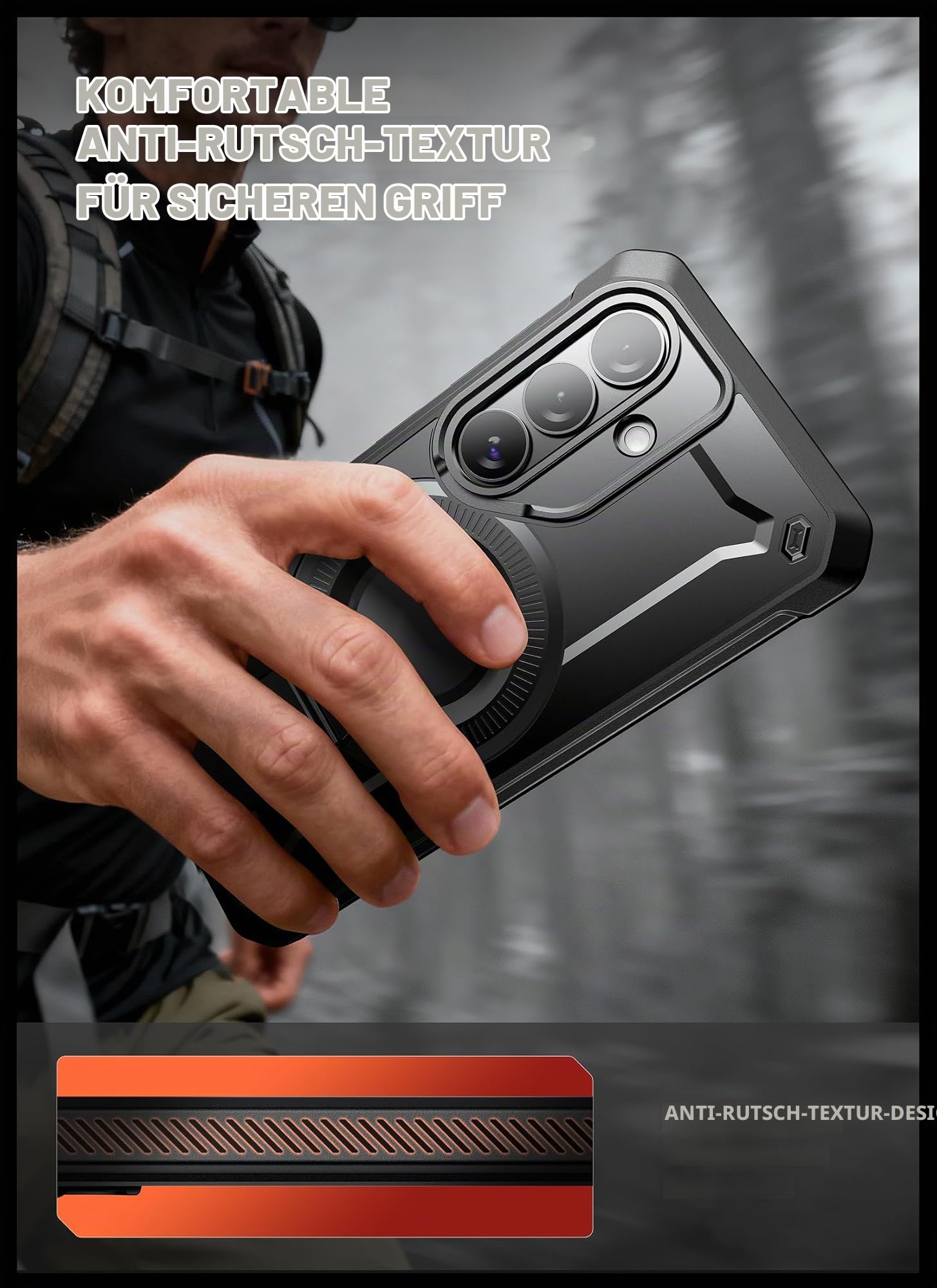 SUPCASE für Samsung Galaxy S26 Hülle Kompatibel mit MagSafe, Schwarz