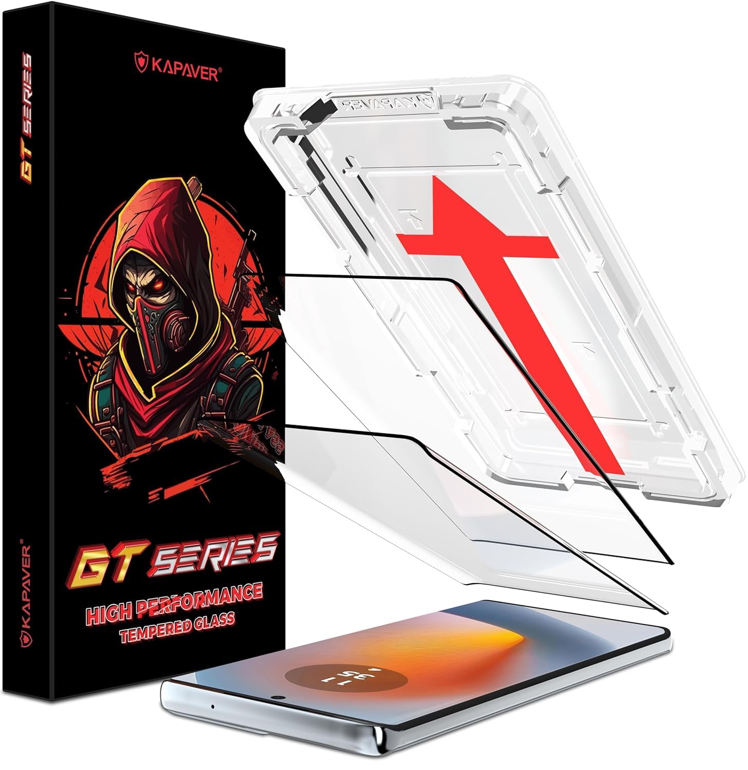 KAPAVER GT Series Clear Tempered Glass Screen Guard Protector for Motorola Edge 50 Fusion (Pack of 2 Glass with 2 Easy Applicator) (Clear-2Pack) (B0DBVNTGK4) Amazon Price History, Amazon Price Tracker