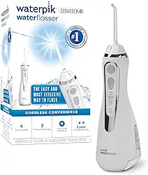 Waterpik Cordless Advanced Irrigador oral portátil recarregável WP580 Color Branco