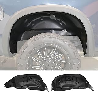 Rear Wheel Well Guard Compatible with 2019-2025 Chevy Silverado 1500 Rear Wheel Well Liners Tire Inner Fenders Replacement for 2019-2025 Chevy Silverado Accessories