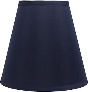 Urbanest Hardback Silk Empire Lamp Shade 5-inch by 9-inch by 8.5-inch, Navy Blue