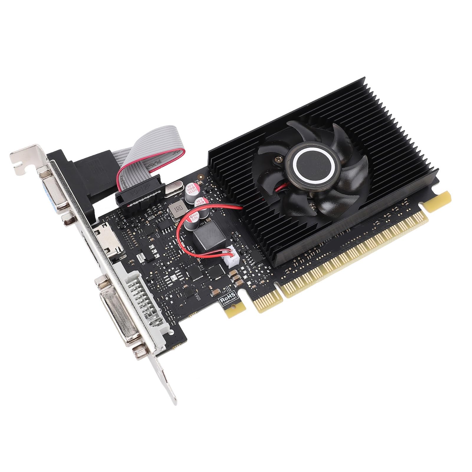 JTLB Graphics Card 1GB DDR3 64bit PCI Express 1.1 X 16 DVI VGA HD Multimedia Interface for Desktop Computers-image-46